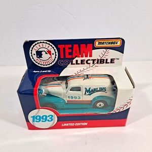 Vintage Matchbox Team Collectible Miami Marlins Diecast Chevrolet MLB